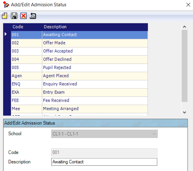 Final Disposal At Admission Stage Meaning